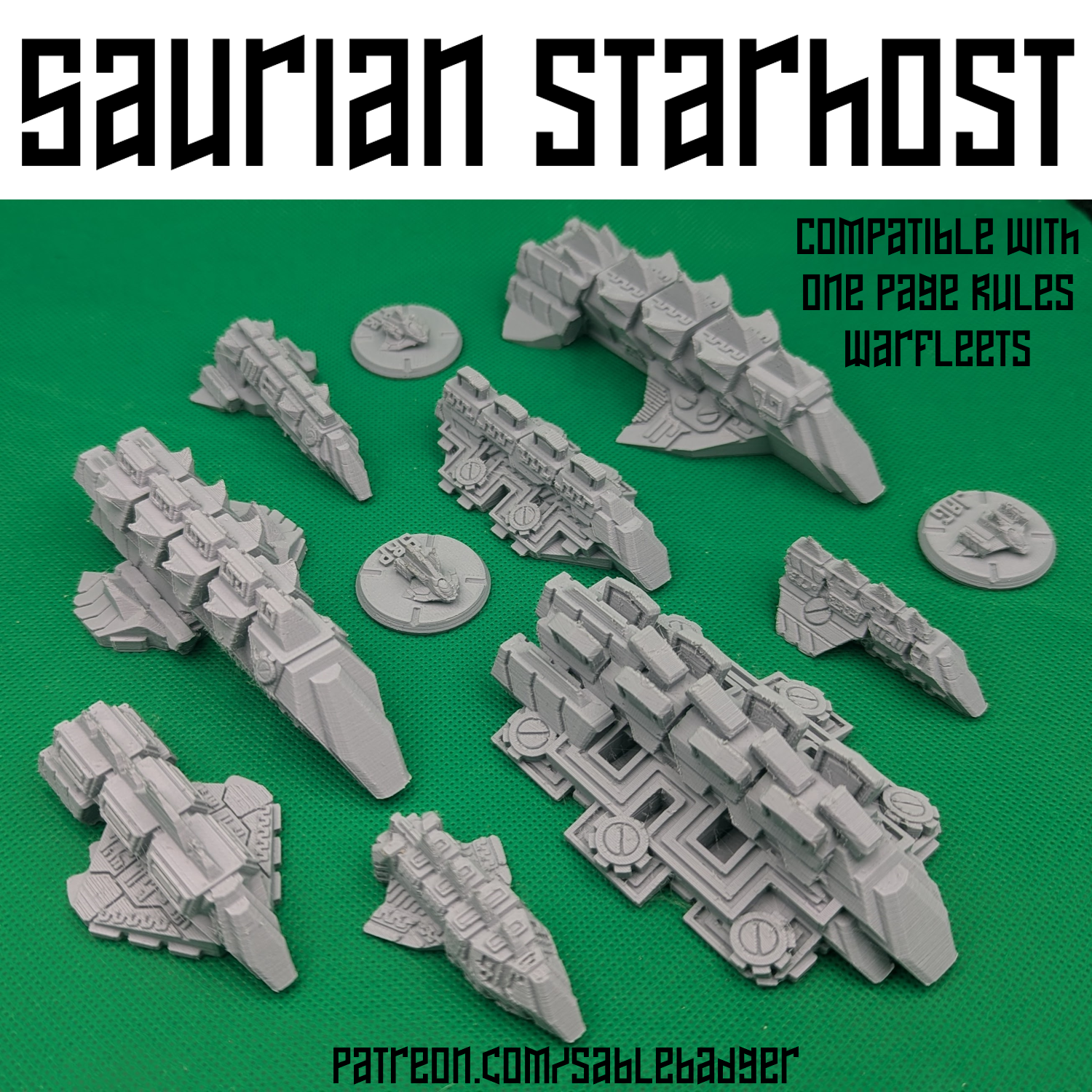OPR Warfleets FTL - Saurian Starhost